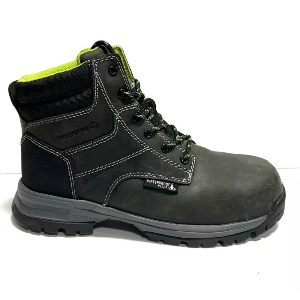 Wolverine Piper 6” Womens Waterproof Boot Gray Size 8 M